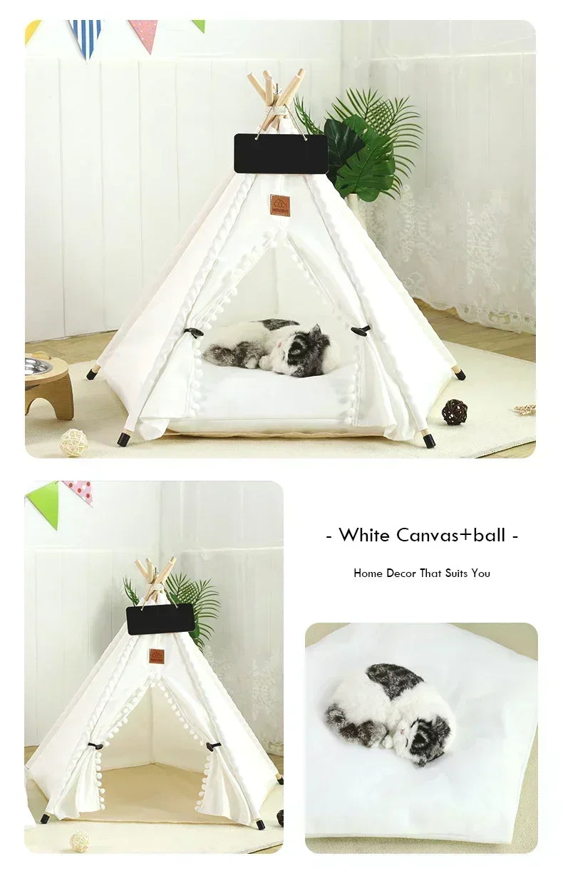 Portable Pet Tent Removable and Washable Dog House