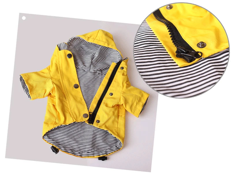 Chubasquero impermeable para perros grandes, chaqueta a prueba de viento para ma
