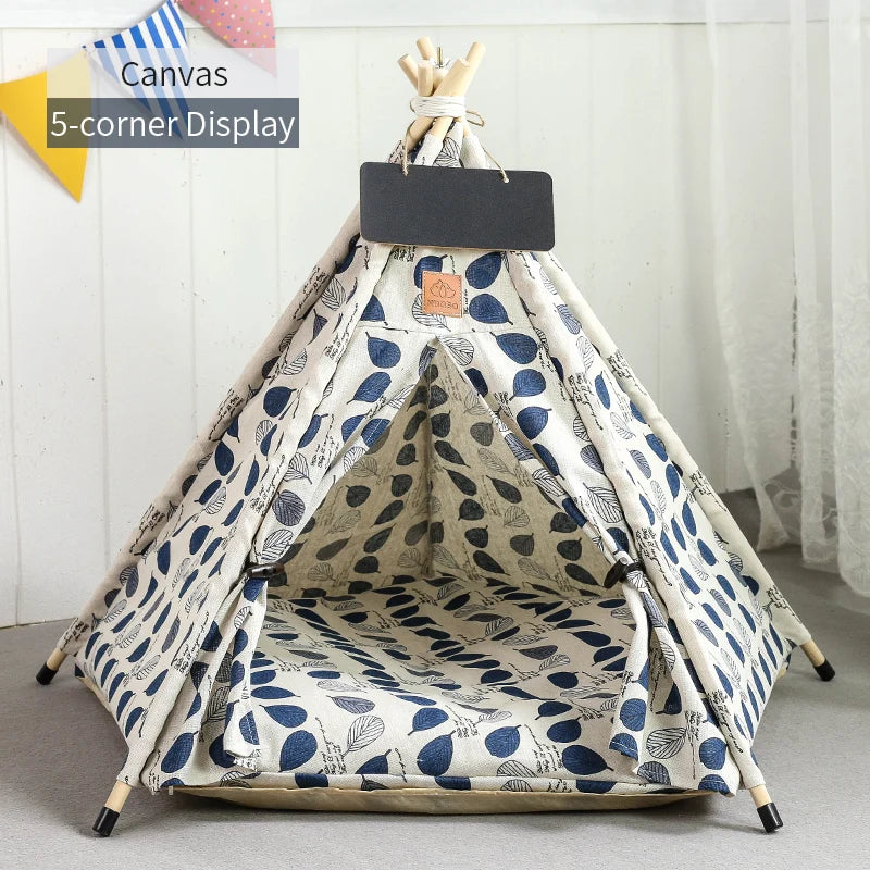 Portable Pet Tent Removable and Washable Dog House
