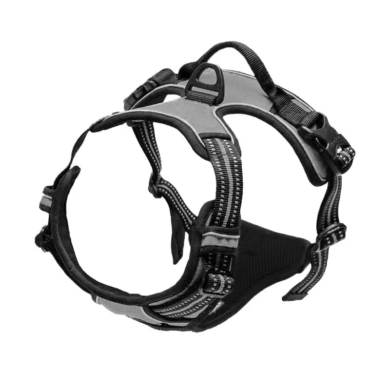 Adjustable Dog Harness Vest with Night Reflective Strip for Small Dogs