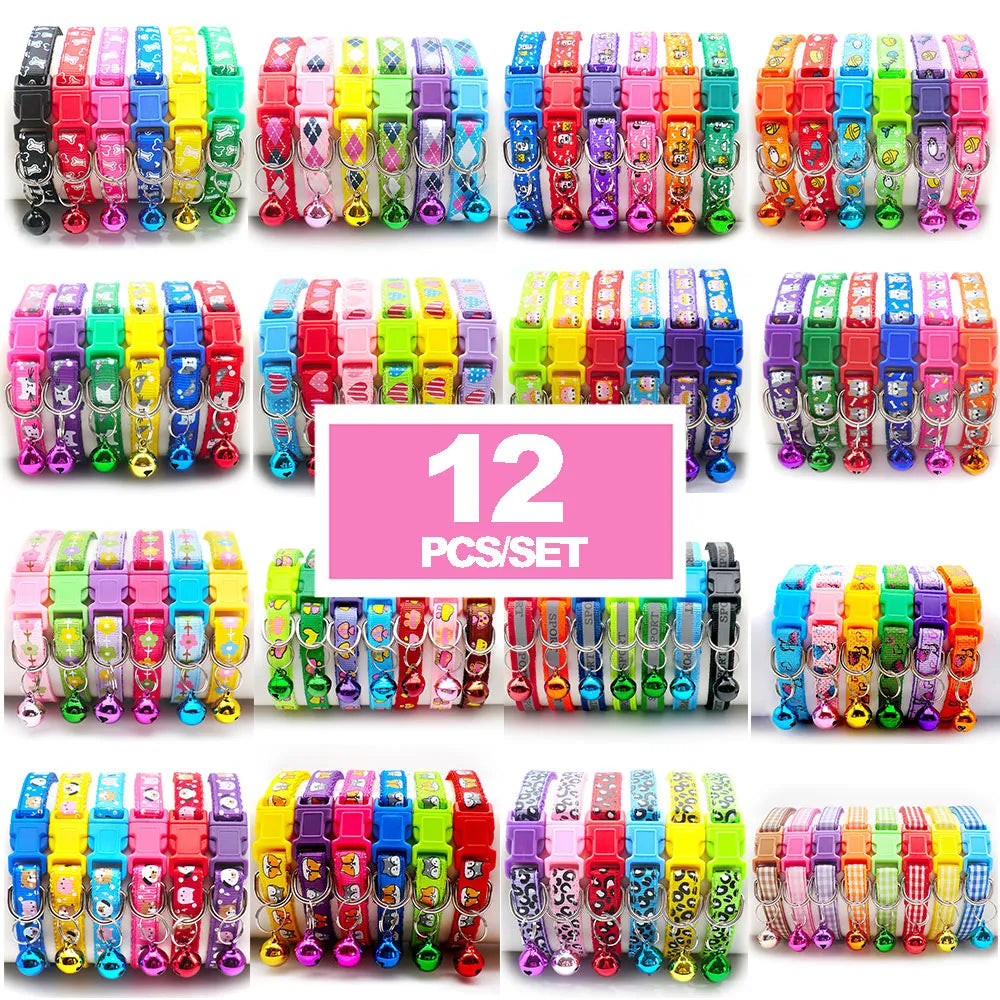 Adjustable Cat Collar with Bell Puppy Kitten Collar Wholesale