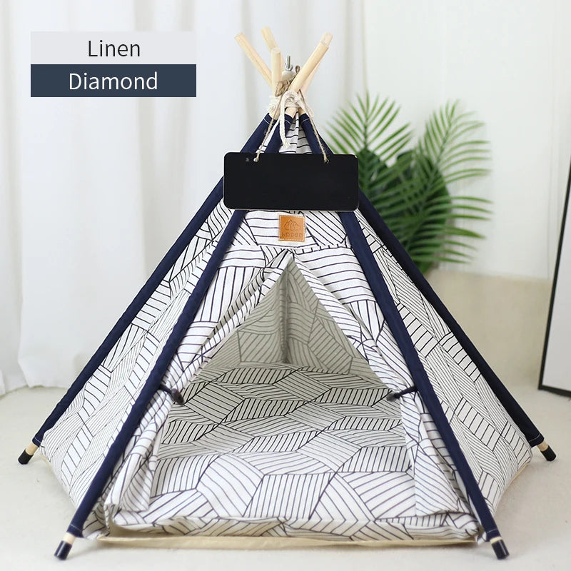 Portable Pet Tent Removable and Washable Dog House