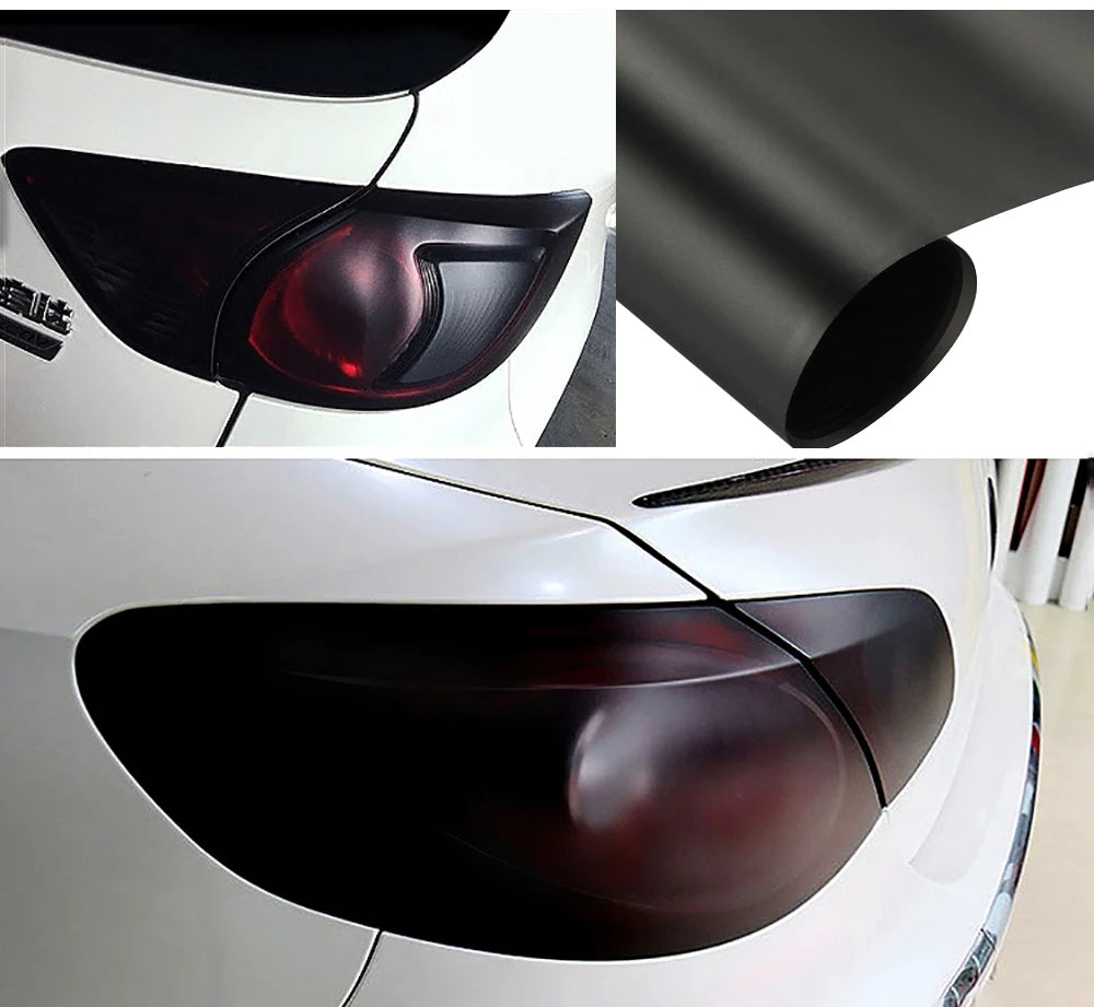 30x200cm/150cm Matte Smoke Car Light Tail Light Vinyl Tint Sticker