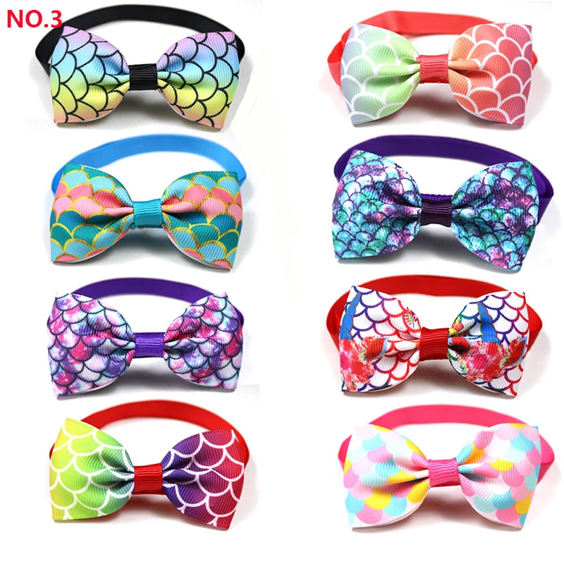 20pcs Dog Accessories Bulk Bow Tie Dog Collar Bowtie