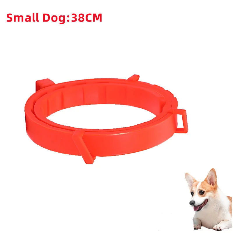 Collar antiparasitario para mascotas, accesorio retráctil de protección para pulgas y garrapatas