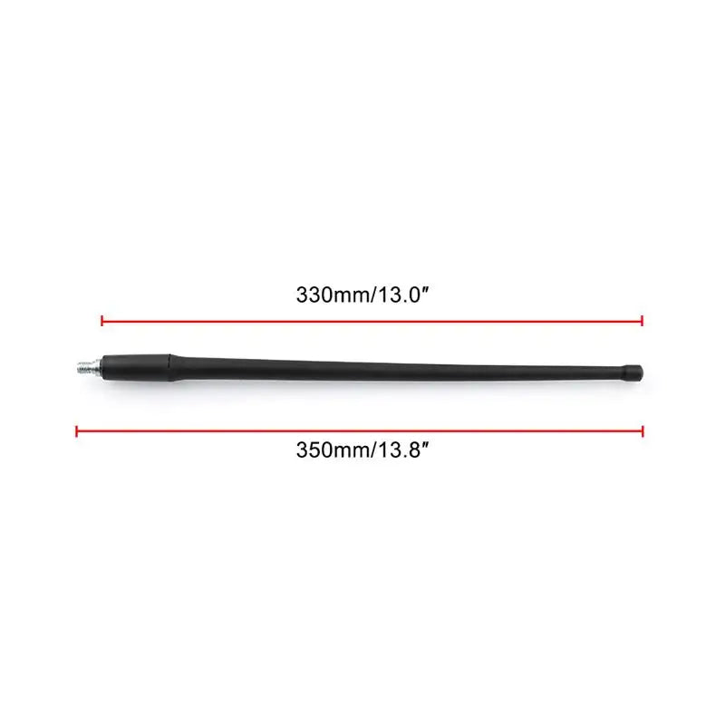 AM FM Radio reflex antenna for Jeep Wrangler, 13", JK JL 2007, 2008, 200