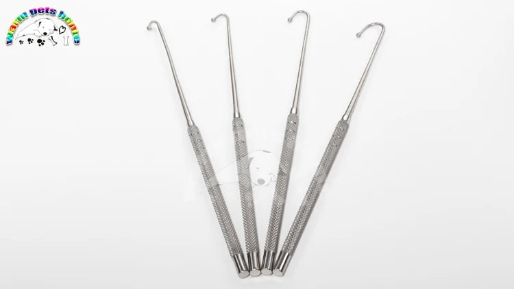 Gancho uterino para animales, perro, gato, ovario, Spay, Snook, gancho de 172mm,