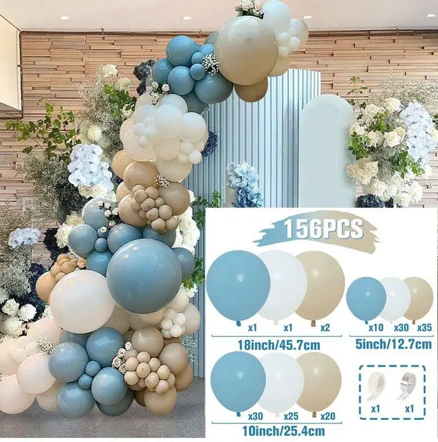 Kit de arco de guirnalda de Globos, decoración de fiesta de cumpleaños, sumini