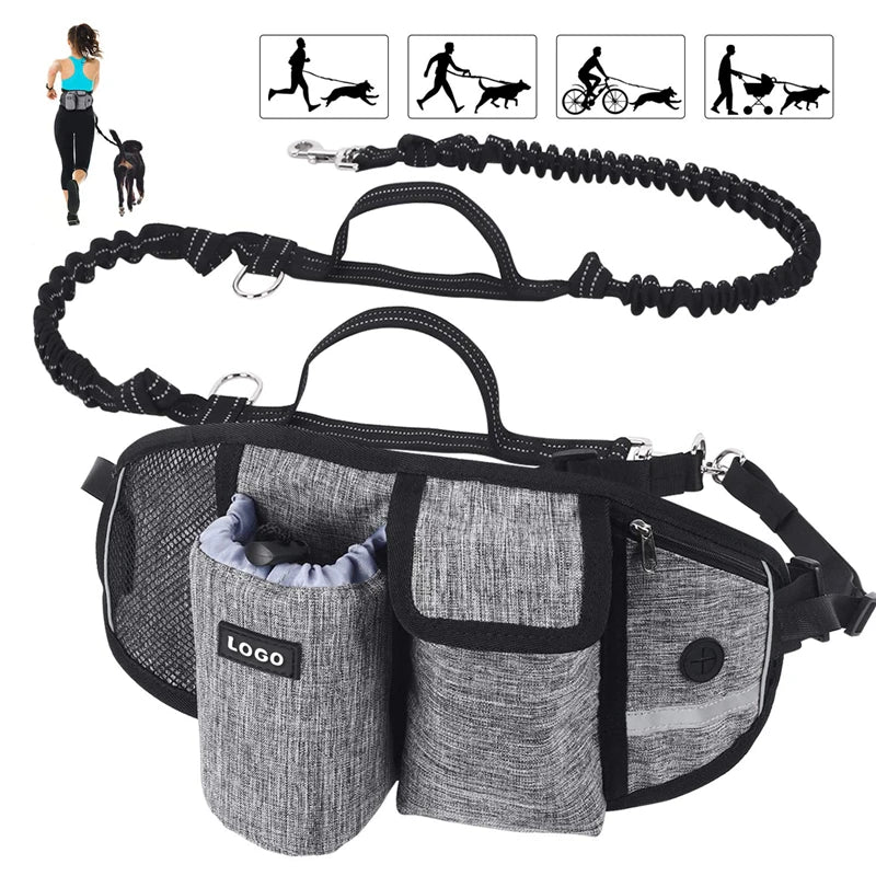 Riñonera de entrenamiento para perros, bolsa de trato para mascotas, deportes m