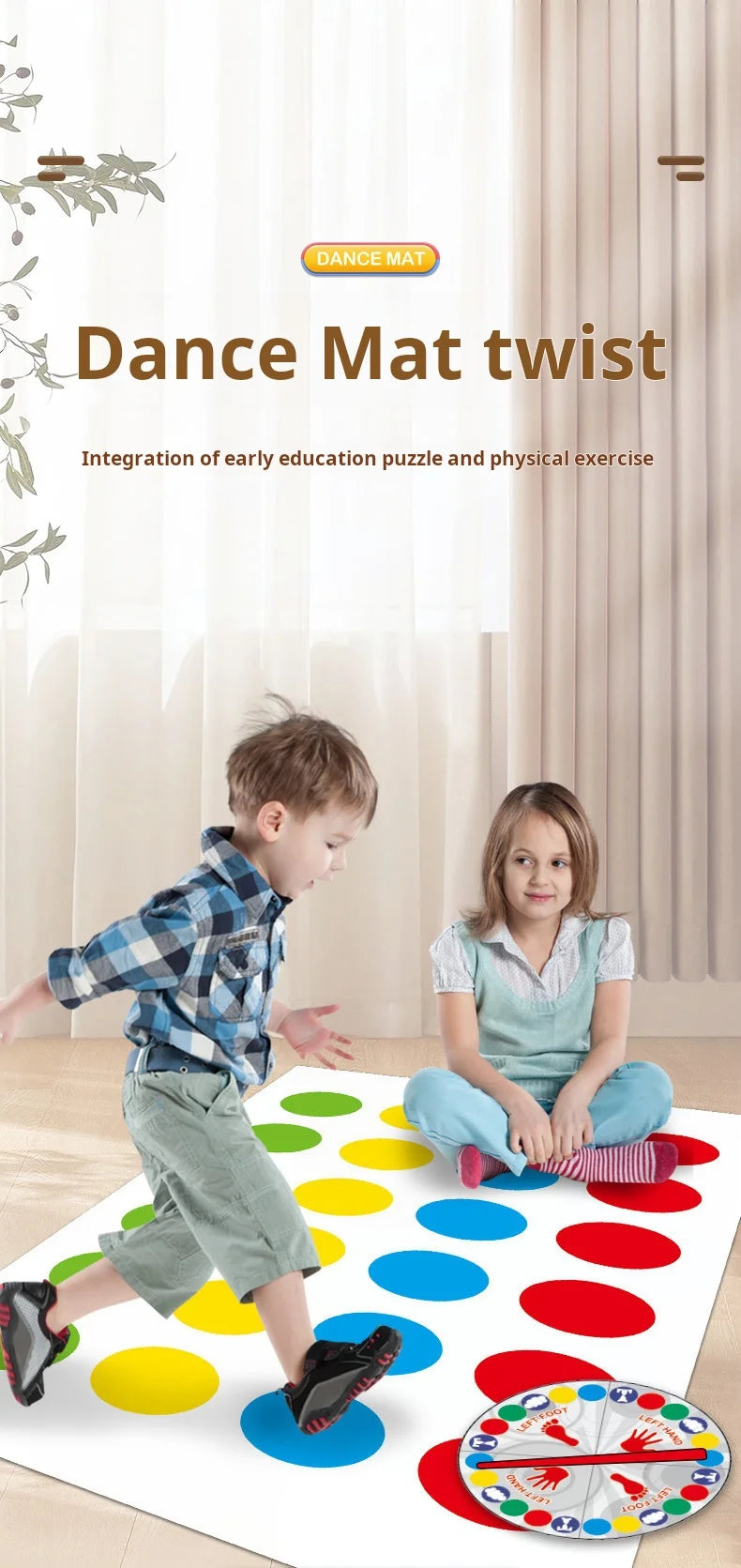 Family Party Game for Kids Adults Indoor Twisting Toys