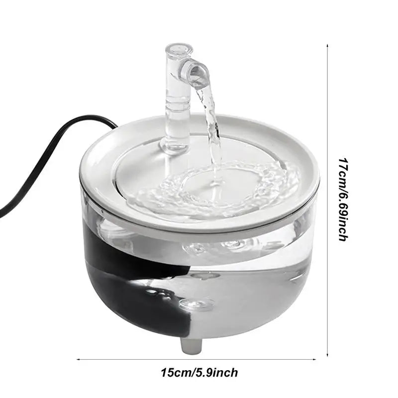 Filtro de fuente de agua automático para gatos, tazón de bebida silencioso eléctrico USB, dispensador de bebidas para mascotas, bebedero para gatos, filtro de agua