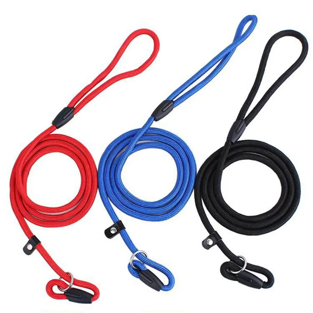 Correa de nailon ajustable para perros medianos y pequeños, correa de entrenami