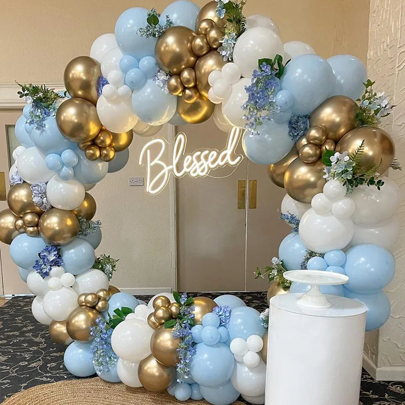 Kit de arco de guirnalda de Globos, decoración de fiesta de cumpleaños, sumini
