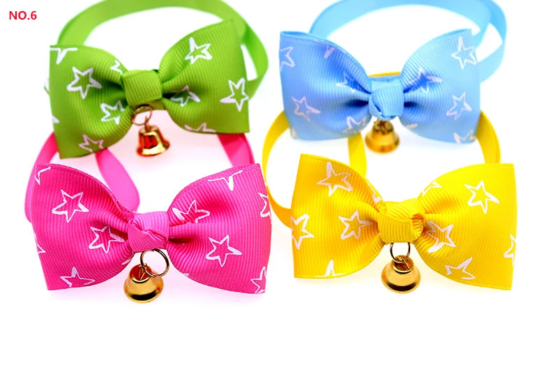 20pcs Dog Accessories Bulk Bow Tie Dog Collar Bowtie