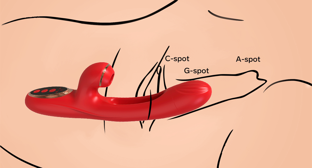 Vibrador con ventosa para mujer, potente juguete sexual, succionador de clítori
