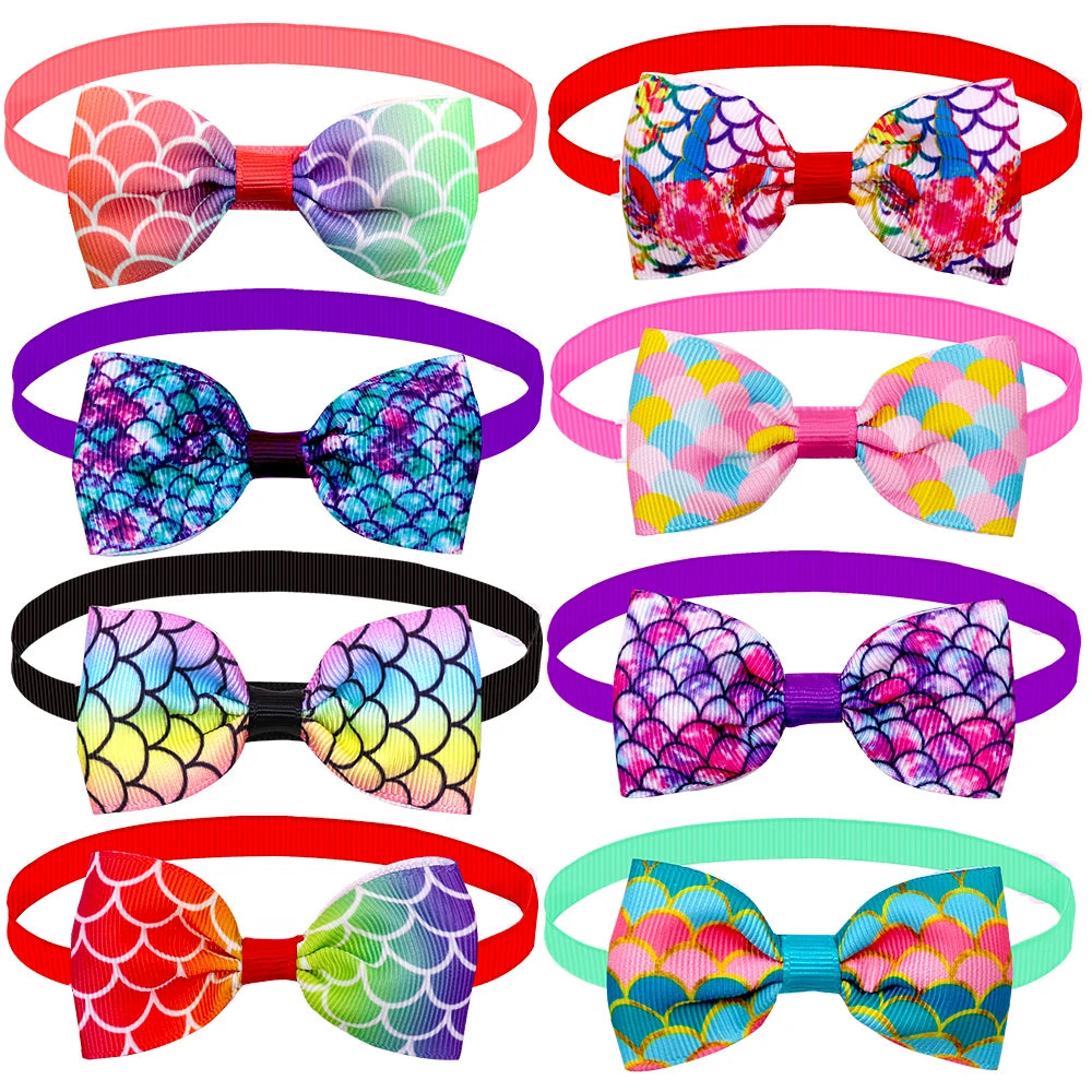 20pcs Dog Accessories Bulk Bow Tie Dog Collar Bowtie