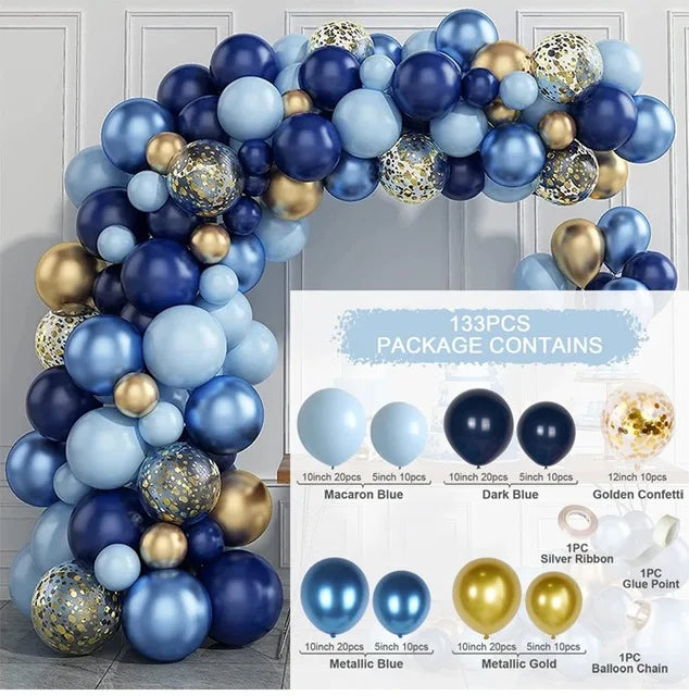 Kit de arco de guirnalda de Globos, decoración de fiesta de cumpleaños, sumini