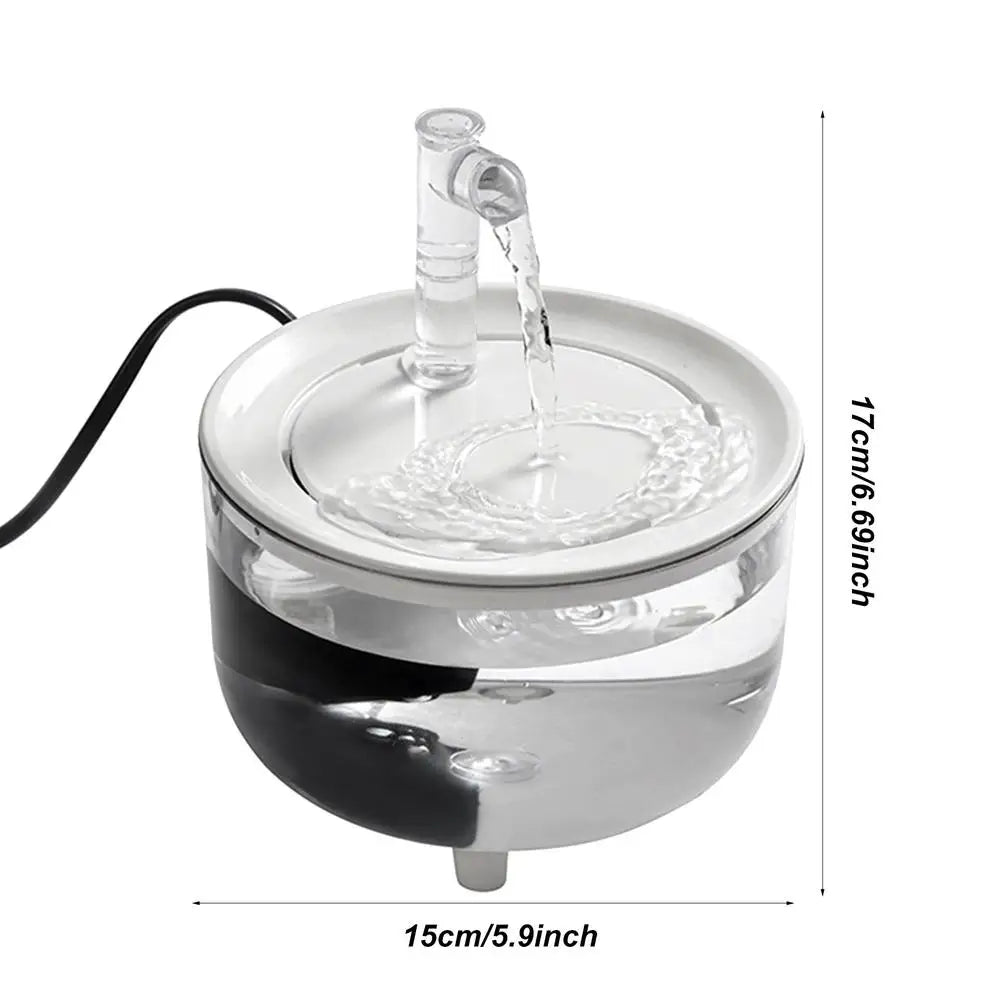 Filtro de fuente de agua automático para gatos, tazón de bebida silencioso eléctrico USB, dispensador de bebidas para mascotas, bebedero para gatos, filtro de agua
