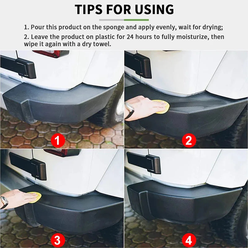 Car Plastic Restorer Plastic Leather Cleaning Products