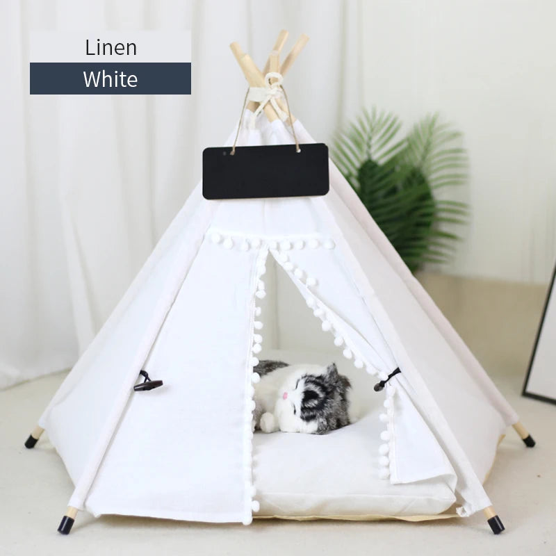 Portable Pet Tent Removable and Washable Dog House