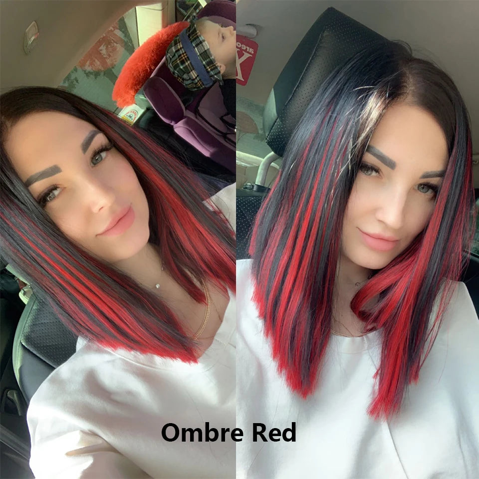 Natural Hair Salon Straight Bone Hair Extensions Fiber