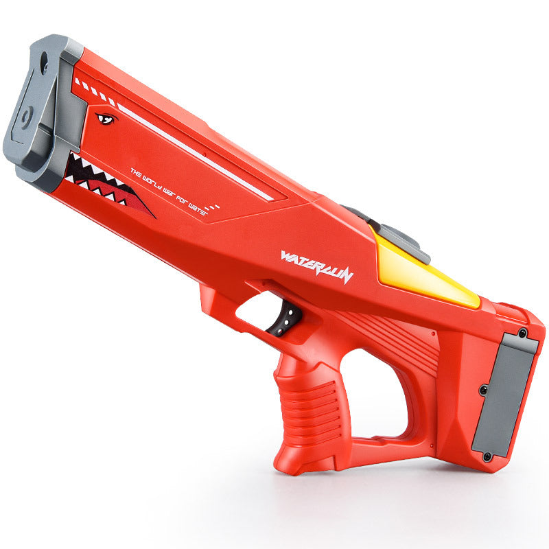 Pistola de agua eléctrica automática, juguetes de tiburón de alta presión para exteriores, juguete de playa de verano para niños y adultos, juguete de agua para fiestas en la piscina