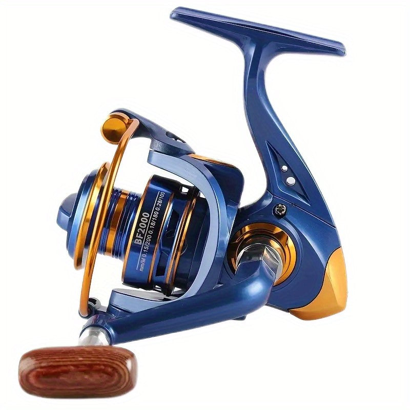 BILLINGS BF1000-7000, relación de engranaje 5,2: 1, arrastre máximo de 22 libras, carrete poco profundo, carrete de pesca giratorio, para agua dulce y salada