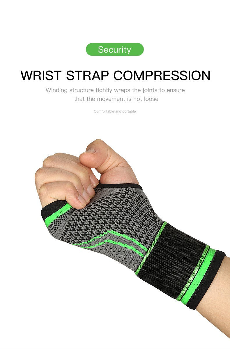 Muñequera deportiva para gimnasio, Protector de Palma, soporte de muñeca ajustable, correa, guantes de compresión para túnel carpiano
