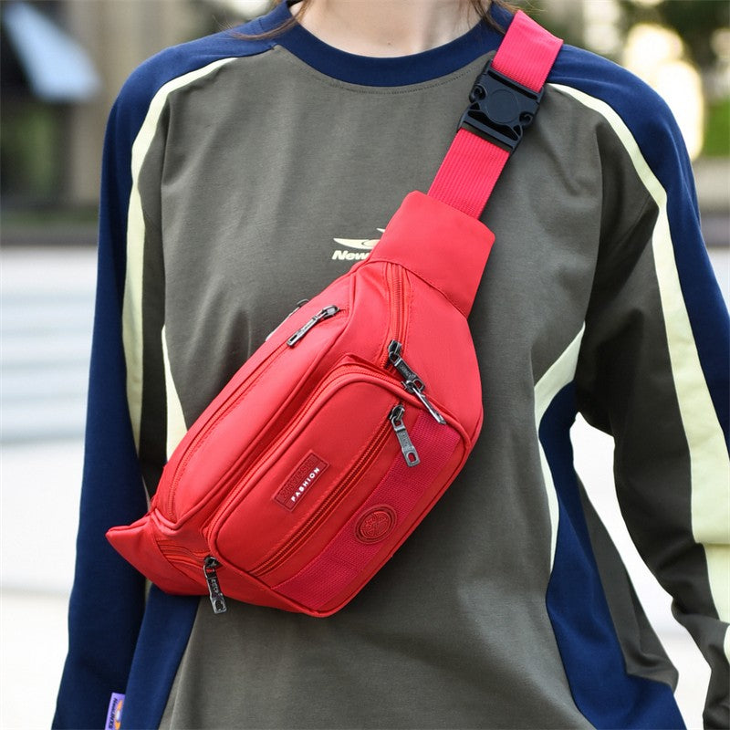 Riñonera multifuncional Unisex de gran capacidad, impermeable, Oxford, paquete de negocios, bolso cruzado de pecho a la moda para viajes y trabajo