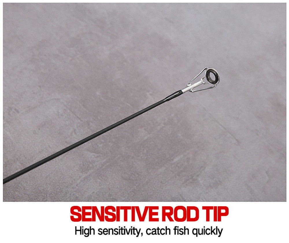 Caña de pescar con señuelo Baitcasting, telescópica giratoria, mango de madera de 8g-25g, aparejos de pesca de fundición de carbono, peso ligero profesional