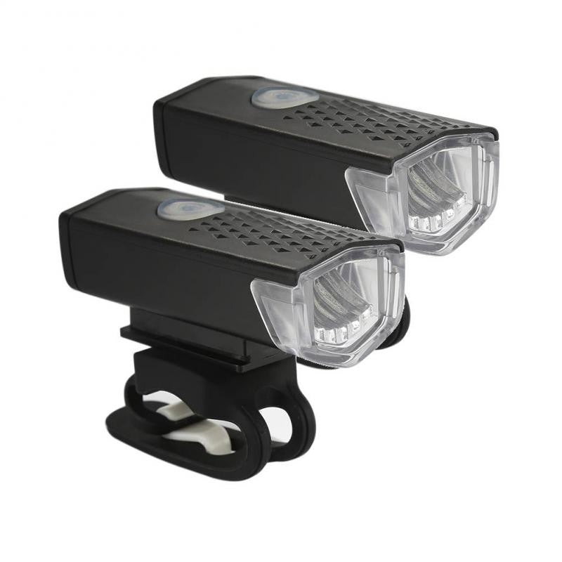 Luz LED para bicicleta ZK30, recargable por USB, faro delantero y trasero para bicicleta de montaña, linterna, luz de advertencia de seguridad en ciclismo
