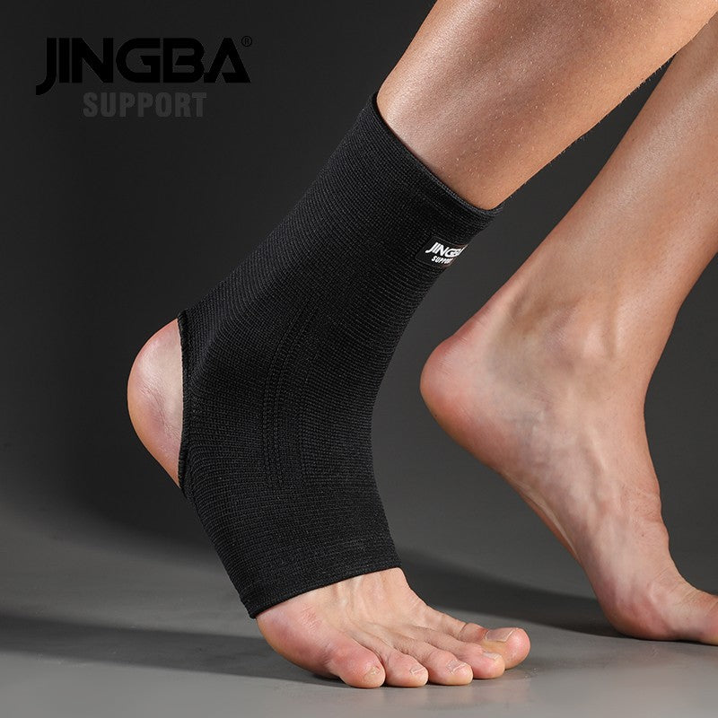 Soporte JINGBA, 1 Uds., envío directo, tobillera de compresión de nailon negro, Protector de soporte para deportes al aire libre, articulación protectora del tobillo