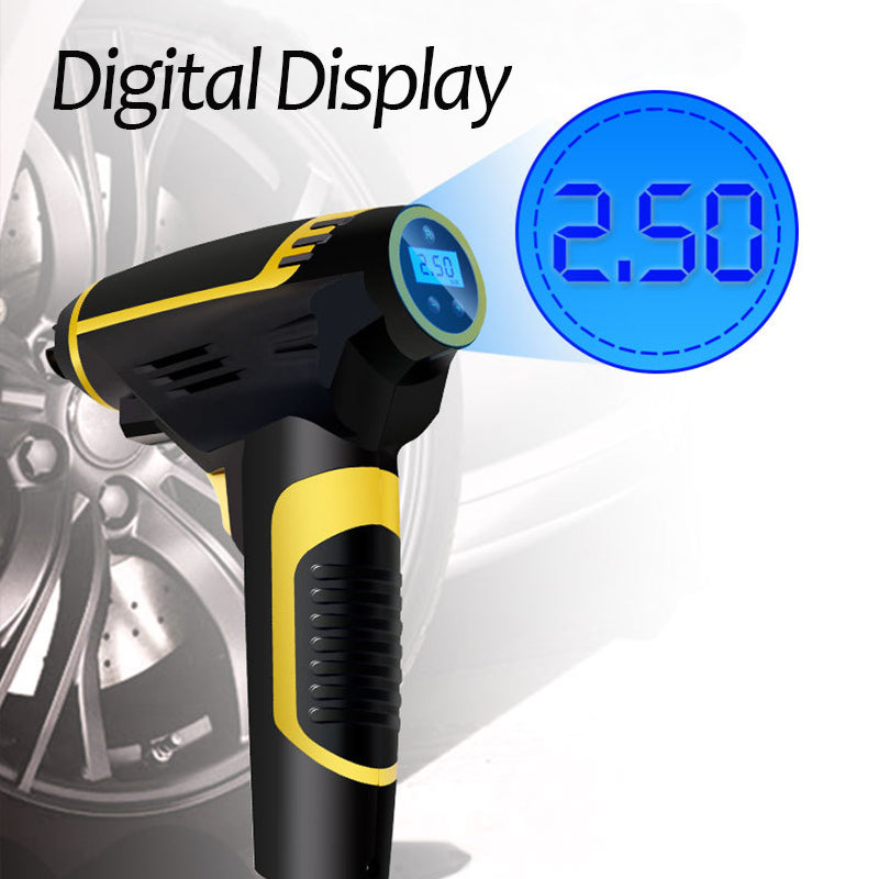 Bomba de compresor de aire inteligente para coche, portátil, automática, Digit