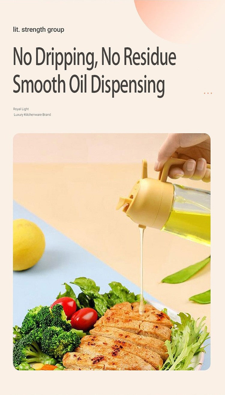 Dispensador de aceite de vidrio
