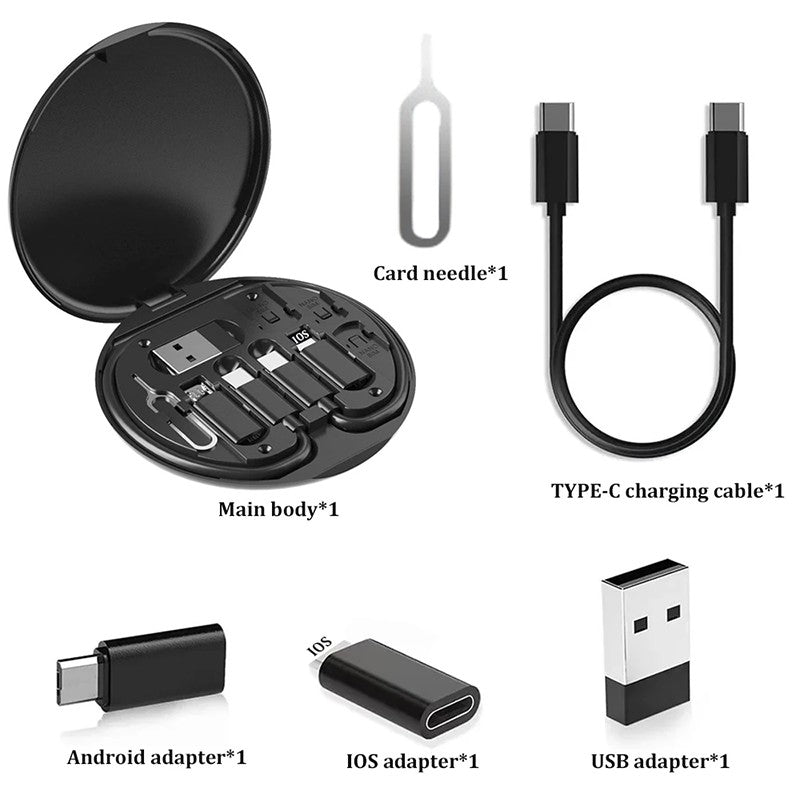 Kit de cable adaptador de carga multi USB tipo C