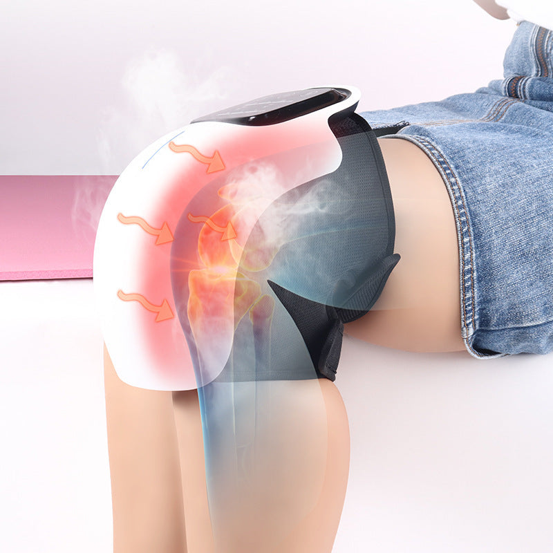 Protector de rodilla eléctrico con calor, masajeador de rodilla, vibración, co