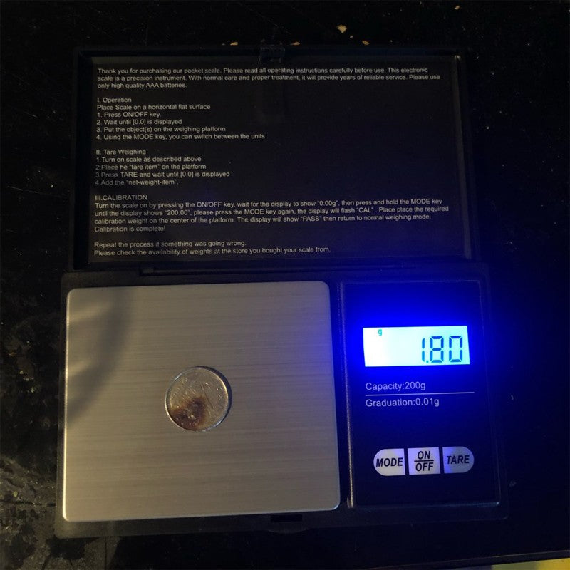 Mini báscula electrónica de acero inoxidable para joyería, báscula Digital de bolsillo, balanza de peso de gramos de oro, báscula de bolsillo portátil