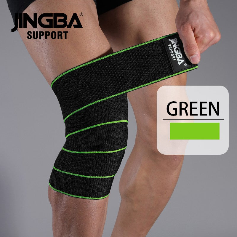 1 Uds. Rodilleras deportivas para levantamiento de pesas, vendajes para rodillas, sentadillas, accesorios para equipos de entrenamiento para gimnasio