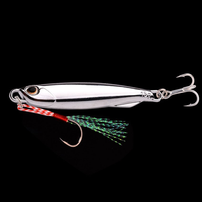 Juego de Señuelos de Pesca, 10 Uds., plantillas de 20G, 30G, 40G, Jigbait, señuelo de Pesca chapado en plata, señuelos fundidos en la orilla, cebo de Metal, señuelo de Pesca Artificial