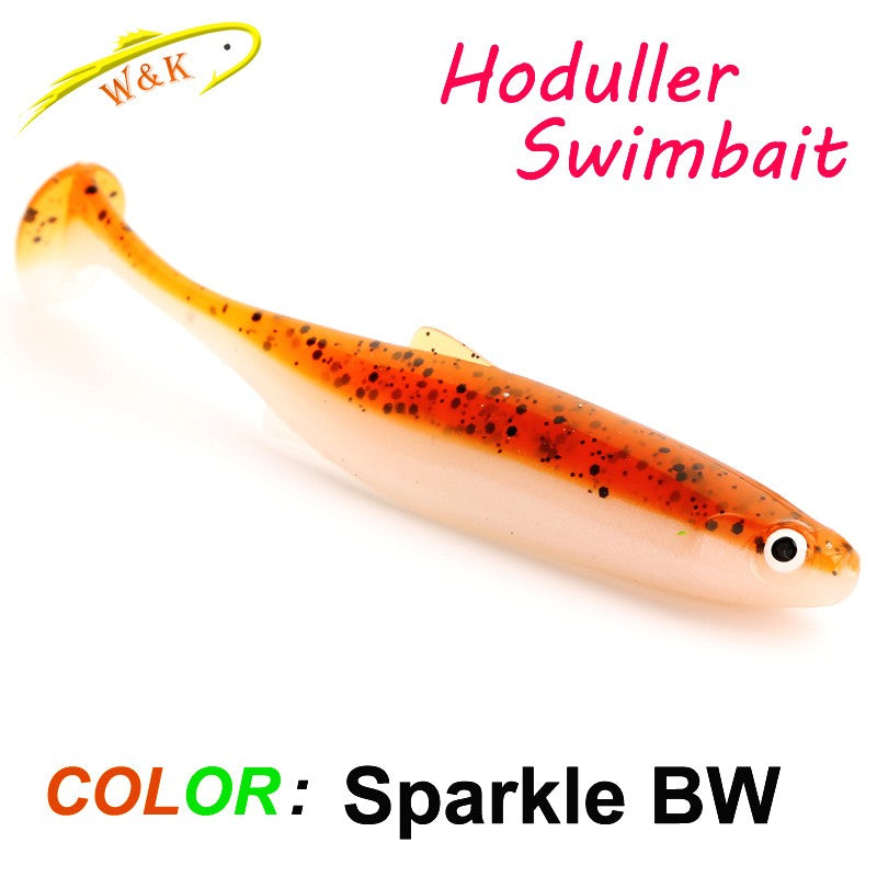 2024 nuevo cebo blando 5 tamaños Hoduller Swimbait para Lucio Zander Snook perca Señuelos de pesca con ojos 3D JIG Head Rig señuelo suave