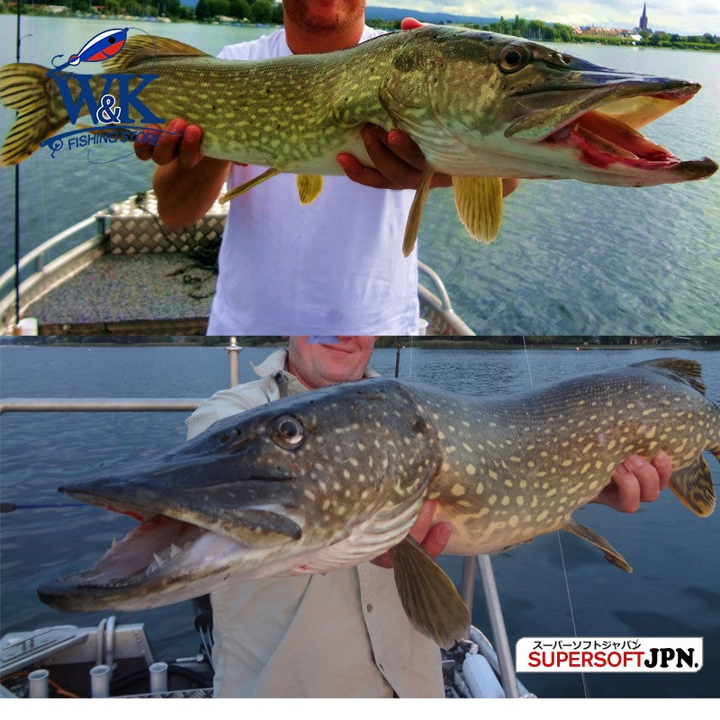 2024 nuevo cebo blando 5 tamaños Hoduller Swimbait para Lucio Zander Snook perca Señuelos de pesca con ojos 3D JIG Head Rig señuelo suave