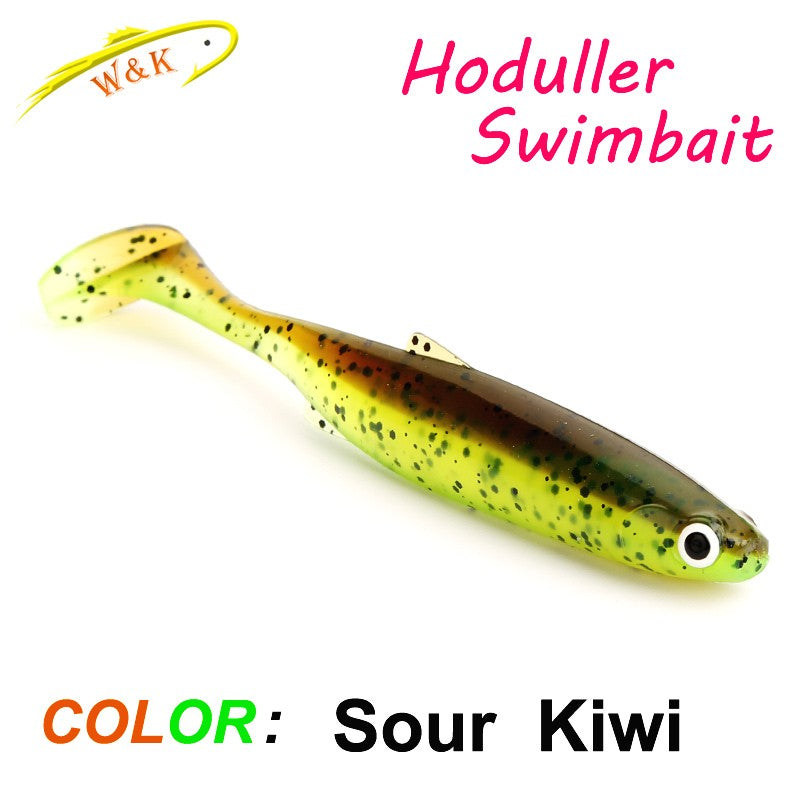 2024 nuevo cebo blando 5 tamaños Hoduller Swimbait para Lucio Zander Snook perca Señuelos de pesca con ojos 3D JIG Head Rig señuelo suave