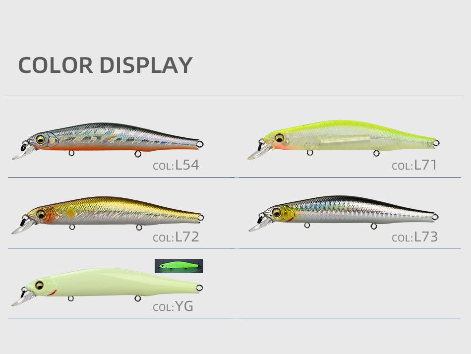 MEREDITH ORBIT-110SP sistema magnético Orbital Señuelos de Pesca superiores Minnow Wobbler calidad aparejos de pesca anzuelos para pesca