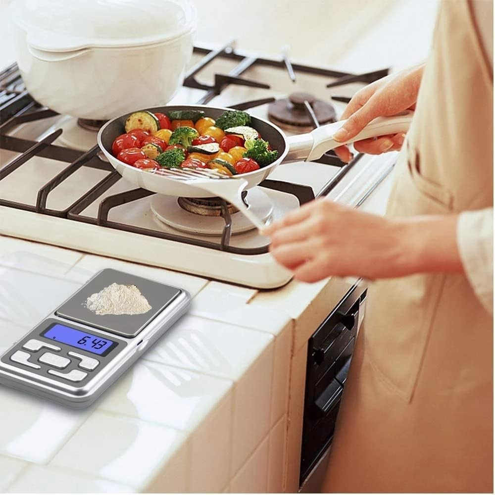 Báscula de alta precisión 500g 0,01g báscula electrónica balanza Digital joyería de bolsillo balanzas de diamante para cocina
