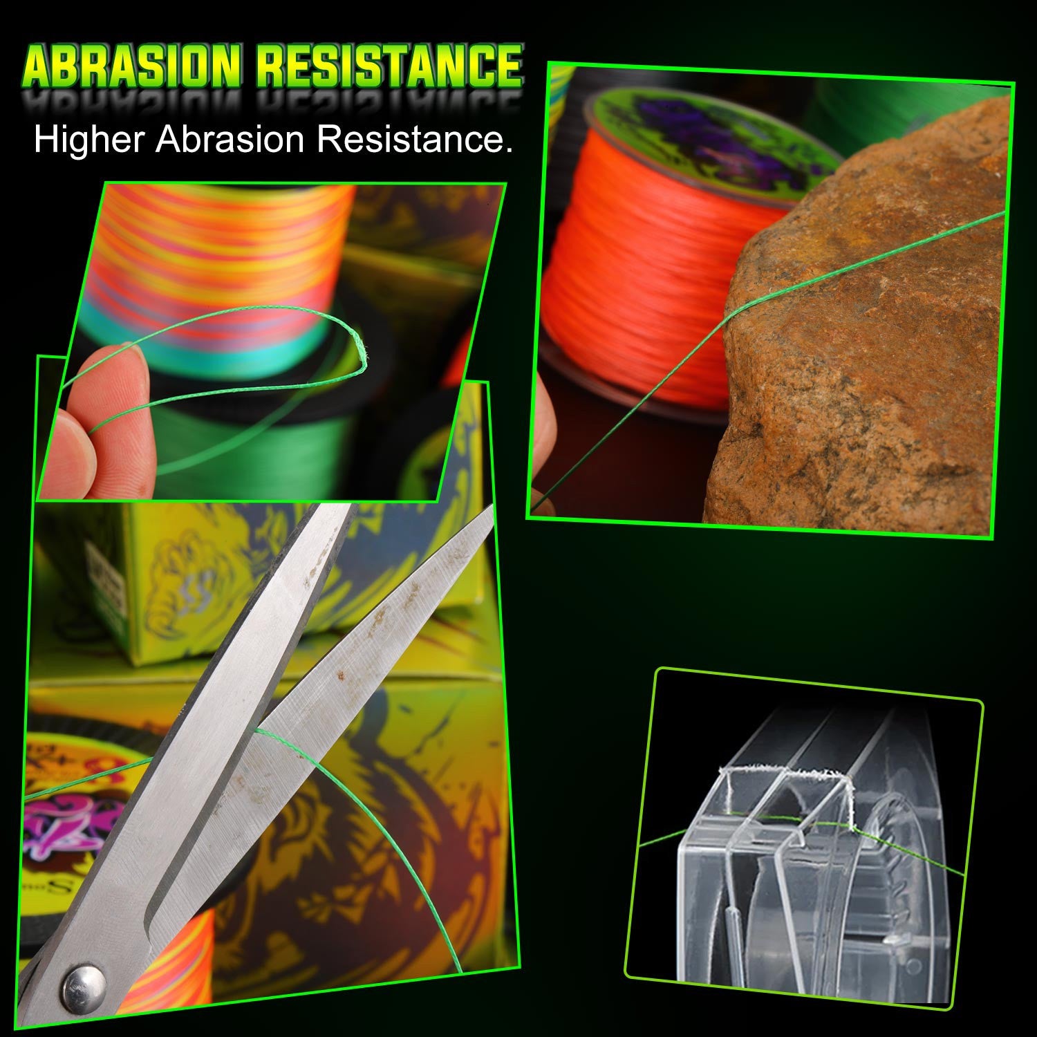 Sougayilang 100M 300M 500M X8 hilo de pescar trenzado 0,12-0,40mm hilo de pescar de carpa multifilamento multifunción para 22-88LB