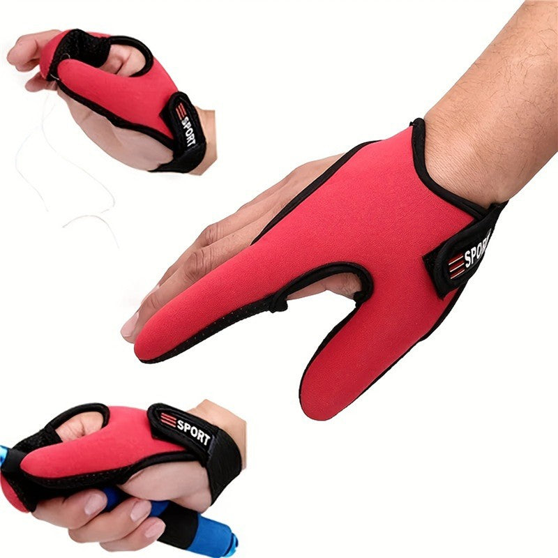 Guantes de pesca con 2 dedos, guantes transpirables, guantes antideslizantes usables, Protector de dedos para pesca, aparejos de pesca, caza, impermeables