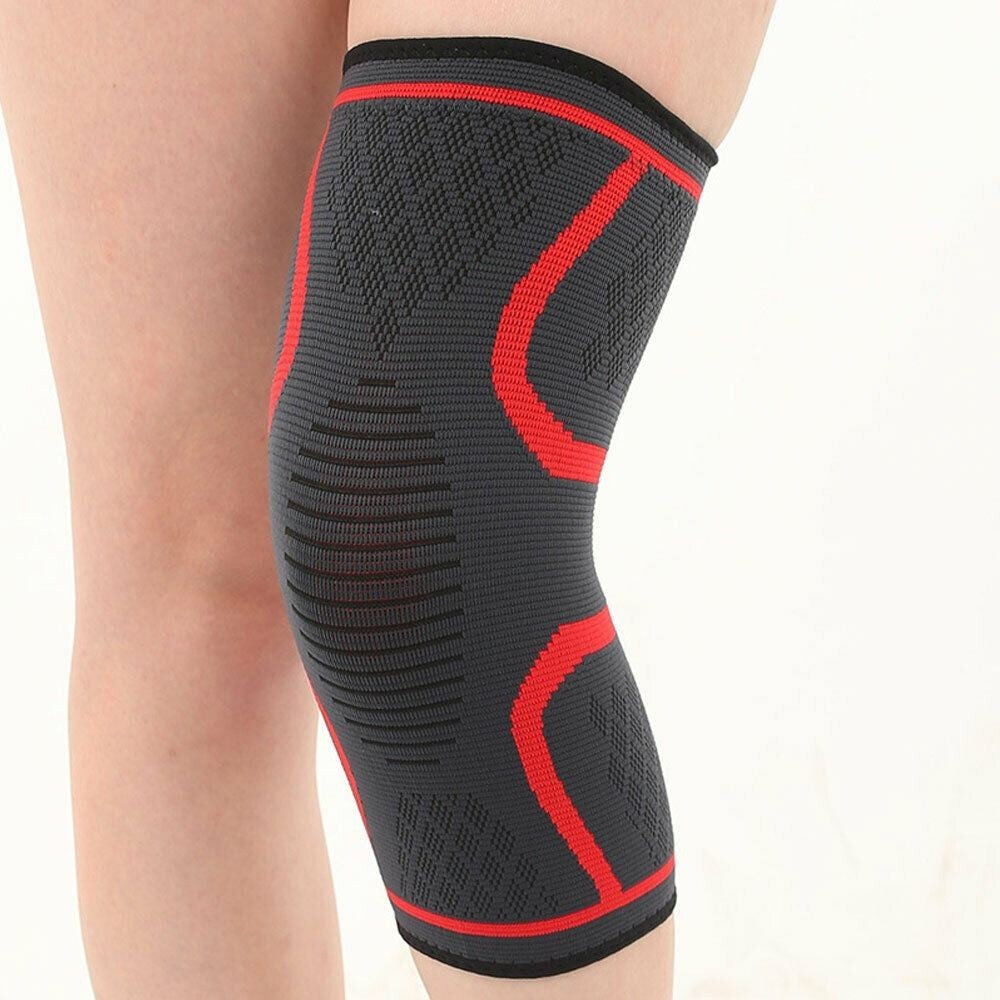 Rodillera de compresión deportiva de nailon elástico, rodillera de compresión para baloncesto, Fitness, correr, ciclismo, 1 ud.