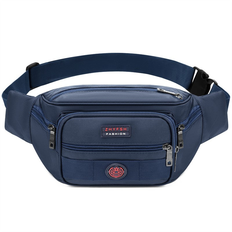 Riñonera multifuncional Unisex de gran capacidad, impermeable, Oxford, paquete de negocios, bolso cruzado de pecho a la moda para viajes y trabajo