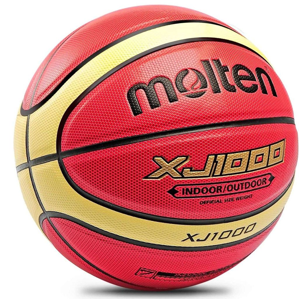 Baloncesto fundido XJ1000 Talla 6, 7 Entrenamiento interior/exterior Baloncesto de cuero PU resistente al desgaste