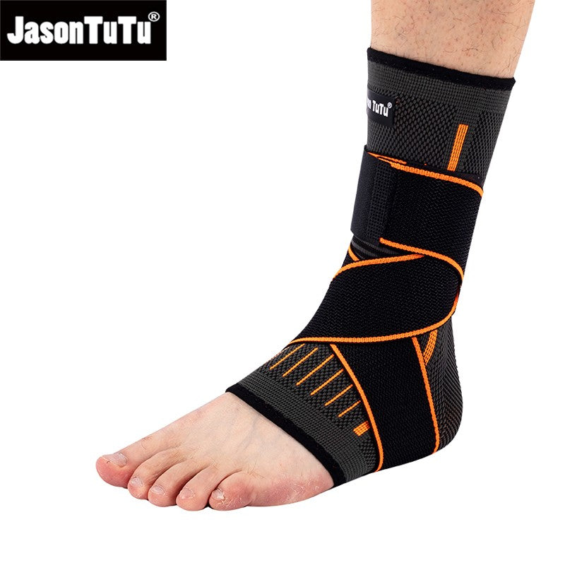 Tobillera ajustable de compresión, Protector de tobillo para correr, fútbol, baloncesto, tejido de nailon, vendaje de gimnasio, correa de tobillo